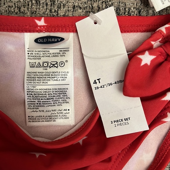 NWT size 4T bathing suit - Picture 2 of 2